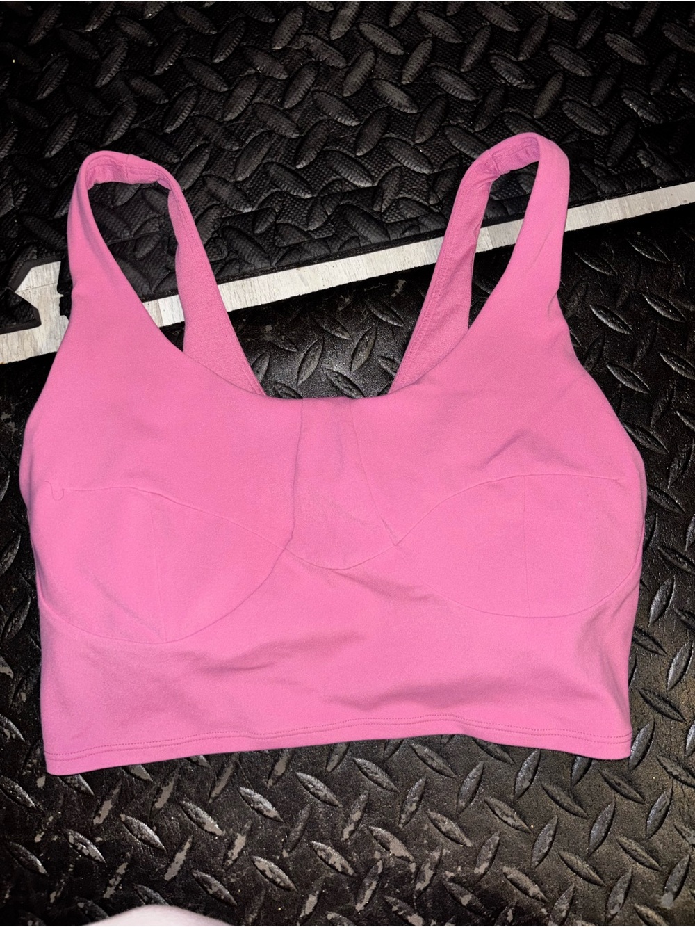 lululemon athletica Pink Supportive Crop Sports Bra